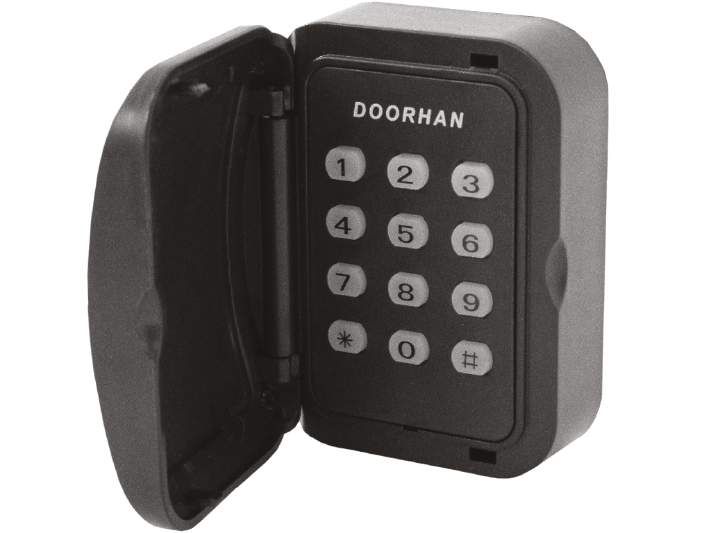 Клавиатура кодовая беспроводная серии keypad (клавиатура) для дистанционного управления электроприводом ворот, оснащенным встроенным или внешним приемником DoorHan.